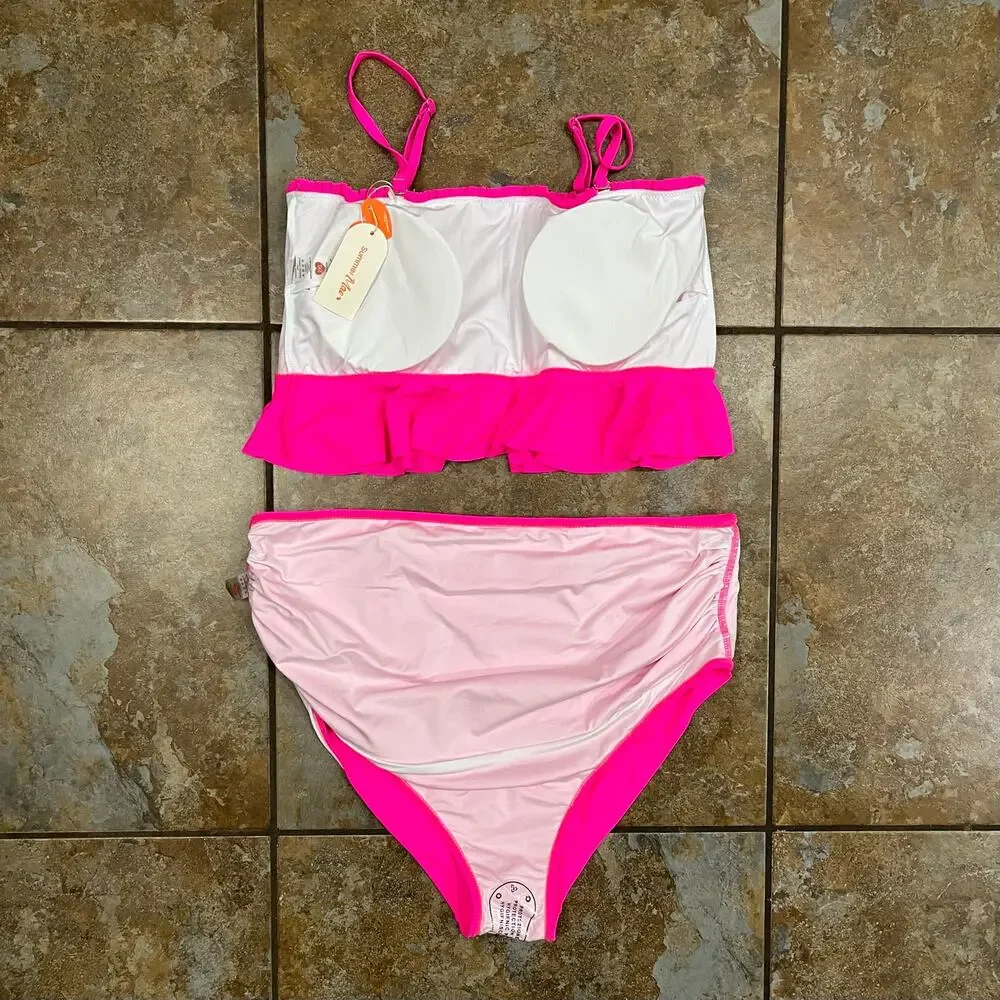 NWT Summer Mae Maternity 2XL Bikini Set